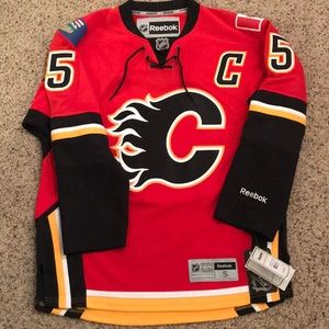 Signed Giordano Flames jersey